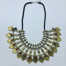 Load image into Gallery viewer, Vintage Coins and Metal Spikes Choker Necklace
