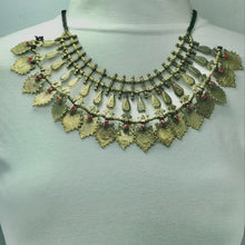Load image into Gallery viewer, Vintage Coins and Metal Spikes Choker Necklace