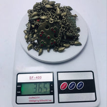 Load image into Gallery viewer, Multilayers Bib Necklace With Dangling Massive Pendant and Leaf Style Tassels