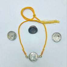 Load image into Gallery viewer, Coins Jewelry Set, Handmade Coins Necklace With Earrings and Ring