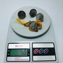 Load image into Gallery viewer, Coins Jewelry Set, Handmade Coins Necklace With Earrings and Ring