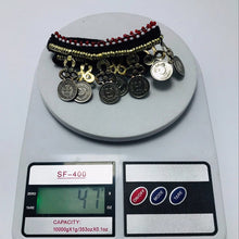 Load image into Gallery viewer, Vintage Statement Choker Necklace With Dangling Coins