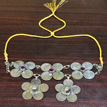 Load image into Gallery viewer, Vintage Silver Kuchi Coins Choker Necklace