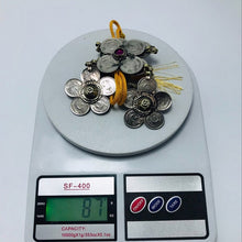 Load image into Gallery viewer, Vintage Silver Kuchi Coins Choker Necklace, Handmade Tribal Necklace With Coins