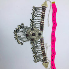 Load image into Gallery viewer, Afghan Kuchi Necklace With Glass Stone