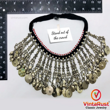 Load image into Gallery viewer, Tribal Vintage Long Charm Dangling Tassels Necklace