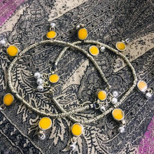 Load image into Gallery viewer, Anklets With Silver Bells, Tribal Anklet Pair