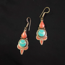 Load image into Gallery viewer, Tribal Handmade Dangle Earrings