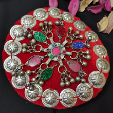 Load image into Gallery viewer, Red Ertugrul Inspired Hair Clip, Handmade Hair Pin