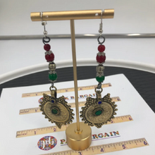Load image into Gallery viewer, Ethnic Dangle Earrings With Coins