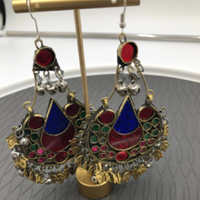 Load image into Gallery viewer, Vintage Handmade Hoop Style Earrings