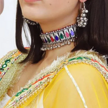 Load image into Gallery viewer, Multicolor Glass Stones Boho Jewelry Set