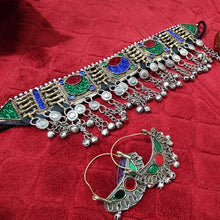Load image into Gallery viewer, Tribal Vintage Antique-inspired jewelry set
