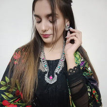 Load image into Gallery viewer, Multicolor Glass Stone With Jewelry Set