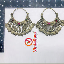 Load image into Gallery viewer, Kuchi Earrings With Long Tassels