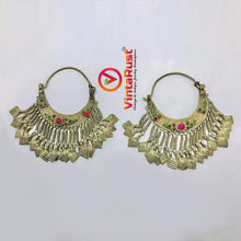 Load image into Gallery viewer, Kuchi Earrings With Long Tassels