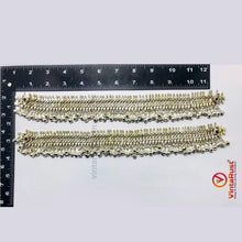 Load image into Gallery viewer, Silver Kuchi Handmade Tribal Anklets Pair