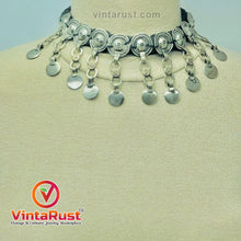 Load image into Gallery viewer, Tribal-inspired Black Choker Necklace