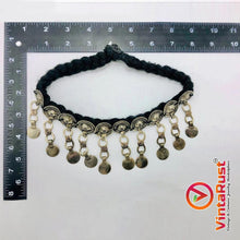 Load image into Gallery viewer, Tribal-inspired Black Choker Necklace