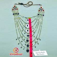 Load image into Gallery viewer, Silver Kuchi Multilayers Massive Bib Necklace