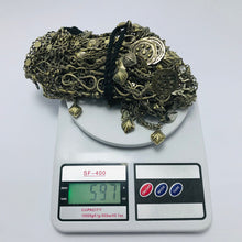 Load image into Gallery viewer, Kuchi Silver Oversized Vintage Necklace, Tribal Choker