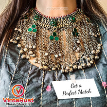 Load image into Gallery viewer, Antique Massive Tribal Jewelry Set