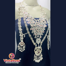 Load image into Gallery viewer, Massive Silver Kuchi Bib Necklace