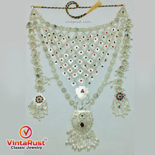Load image into Gallery viewer, Massive Silver Kuchi Bib Necklace