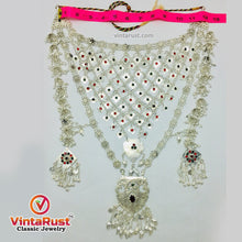 Load image into Gallery viewer, Massive Silver Kuchi Bib Necklace