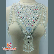 Load image into Gallery viewer, Massive Silver Kuchi Bib Necklace