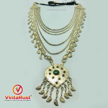 Load image into Gallery viewer, Multilayers Massive Vintage Bib Necklace With Pendant