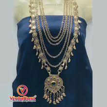 Load image into Gallery viewer, Multilayers Massive Vintage Bib Necklace With Pendant