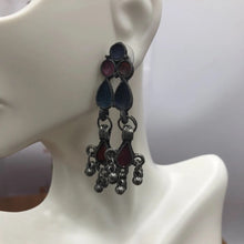 Load image into Gallery viewer, Antique Dangle Mirror Earrings