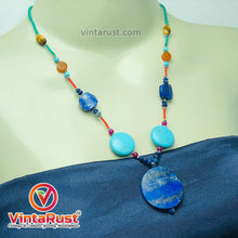 Load image into Gallery viewer, Multi Stones Beaded Vintage Necklace