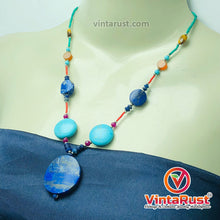 Load image into Gallery viewer, Multi Stones Beaded Vintage Necklace