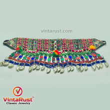 Load image into Gallery viewer, Multicolor Glass Stone Choker Necklace