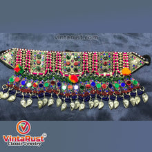 Load image into Gallery viewer, Multicolor Glass Stone Choker Necklace