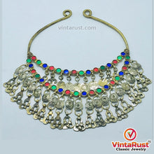 Load image into Gallery viewer, Handmade Multicolor Necklace With Dangling Tassels
