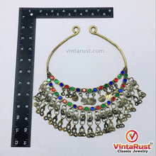 Load image into Gallery viewer, Handmade Multicolor Necklace With Dangling Tassels