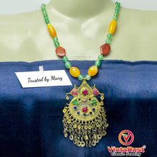 Load image into Gallery viewer, Multicolor Stone Beaded Chain Pendant Necklace