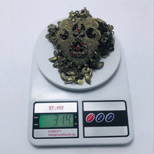 Load image into Gallery viewer, Multilayers Bib Necklace With Dangling Massive Pendant