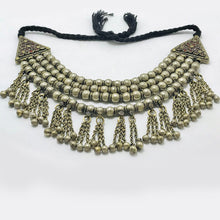 Load image into Gallery viewer, Multilayers Silver Metallic Beaded Choker Necklace