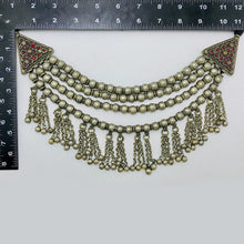 Load image into Gallery viewer, Multilayers Silver Metallic Beaded Choker Necklace