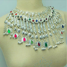 Load image into Gallery viewer, Choker Necklace With Fish Motifs and Tribal Vintage Coins