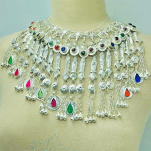 Load image into Gallery viewer, Choker Necklace With Fish Motifs and Tribal Vintage Coins