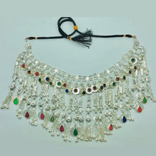 Load image into Gallery viewer, Choker Necklace With Fish Motifs and Tribal Vintage Coins