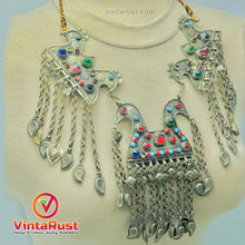 Load image into Gallery viewer, Vintage Necklace With Three Pendants