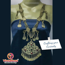 Load image into Gallery viewer, Long Tribal Bohemian Necklace With Tassels