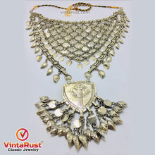 Load image into Gallery viewer, Oversized Silver Kuchi Massive Necklace