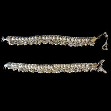 Load image into Gallery viewer, Oxidized Silver Kuchi Bells Anklets Pair